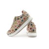 Asia Damensneaker Flower White