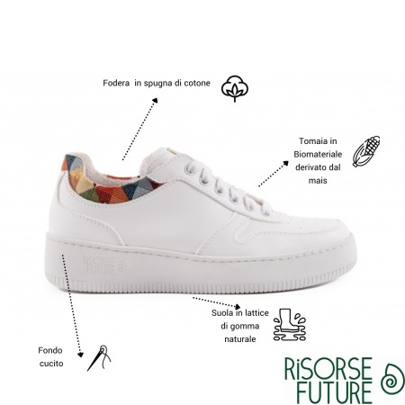 Athena Piramide Sneakers Scarpe Vegan Made in Italy | Risorse Future