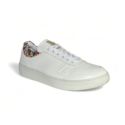 Urano White Honeycomb Sneakers Vegan Made in Italy | Risorse Future