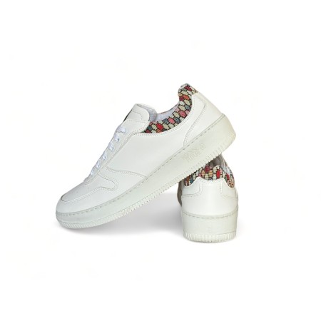 Urano White Honeycomb Sneakers Vegan Made in Italy | Risorse Future