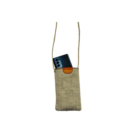 Porta Celluare Grigio Vegan Made in Italy | Risorse Future