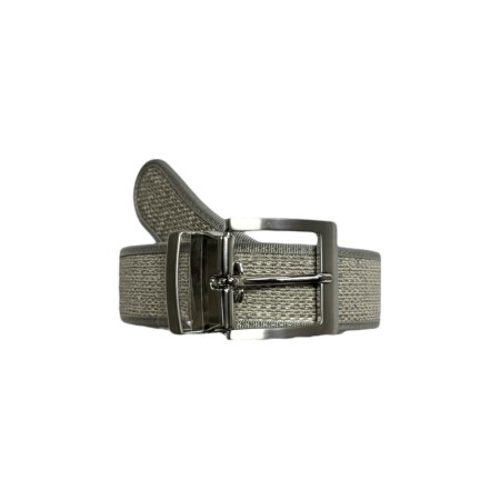 Baumwoll Gürtel Grey Made in Italy | Risorse Future