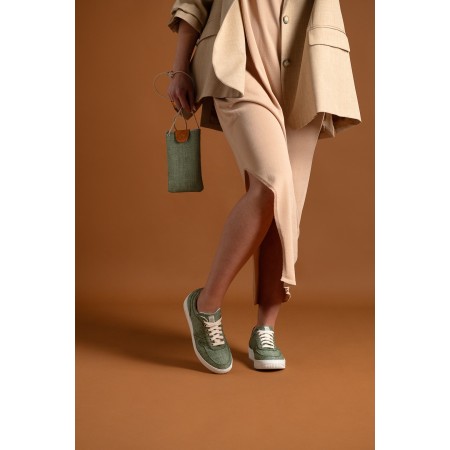 Athena Sneakers Green Artigianali Made in Italy