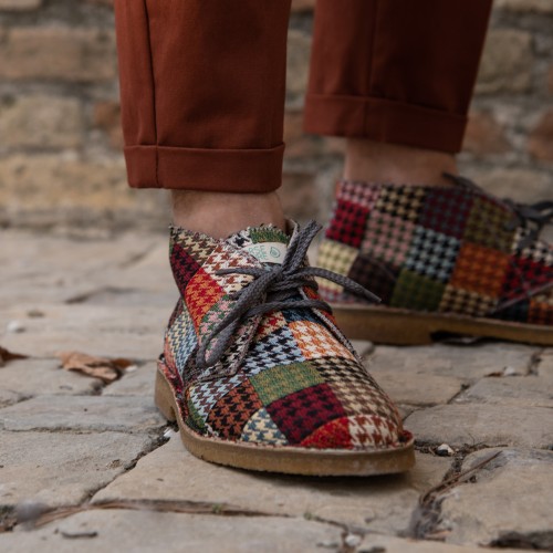 Deserto Hound’s-tooth Fantasy Shoes Made in Italy | Risorse Future