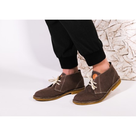 Deserto Haselnussbraun Vegan Shoes Made in Italy | Risorse Future
