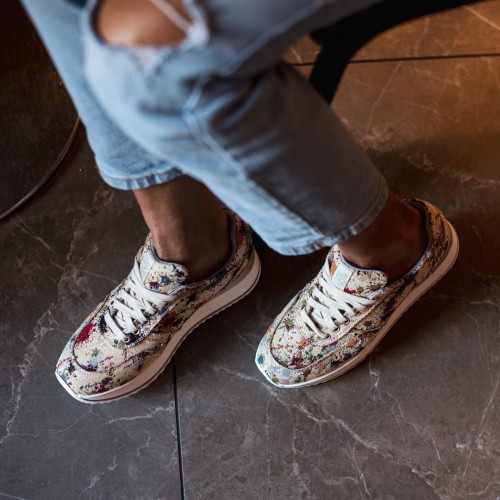 Asia Damensneaker Splash Vegan Schühe Made in Italy | Risorse Future