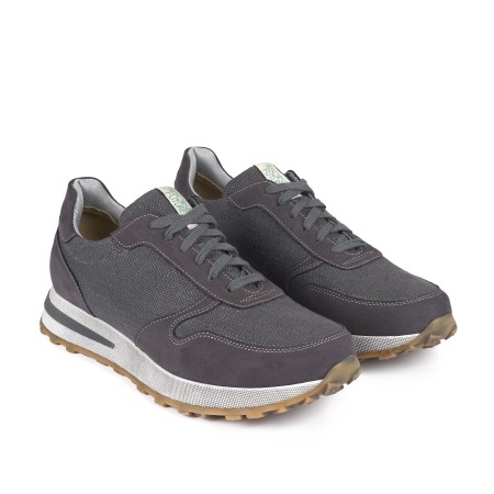 Roger Anthracite Hemp Shoes Made in Italy | Risorse Future