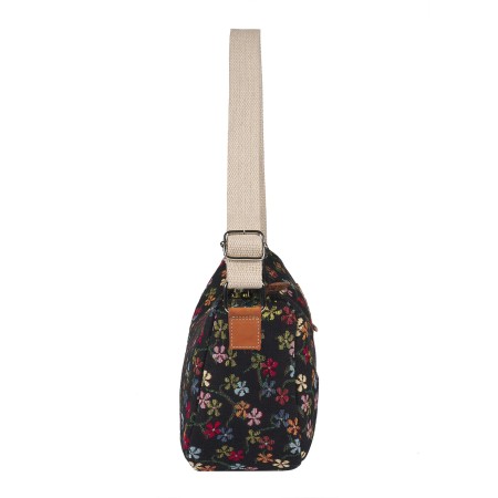 Borsa Baguette Fiorellini Nero Made in Italy | Risorse Future