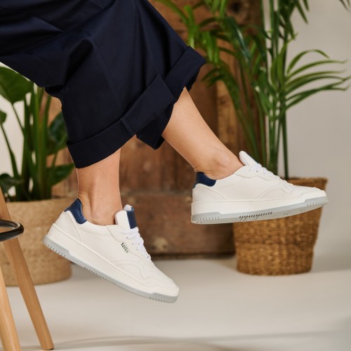 Wave Blu Sneakers Scarpe Vegan Made in Italy | Risorse Future