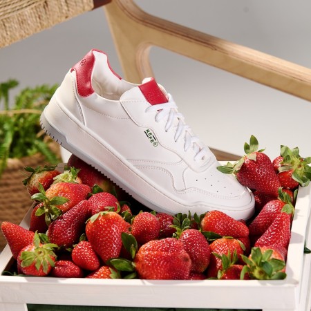 Wave Rosso Sneakers Scarpe Vegan Made in Italy | Risorse Future