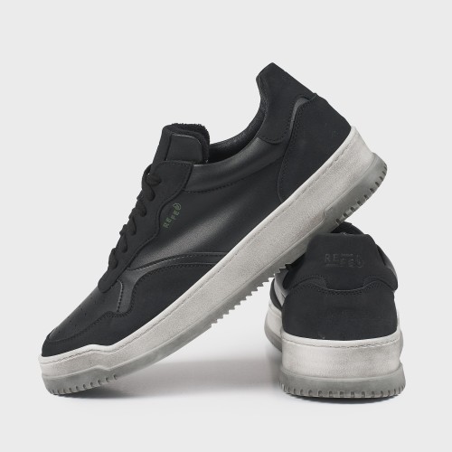 Wave Nero Sneakers Scarpe Vegan Made in Italy | Risorse Future