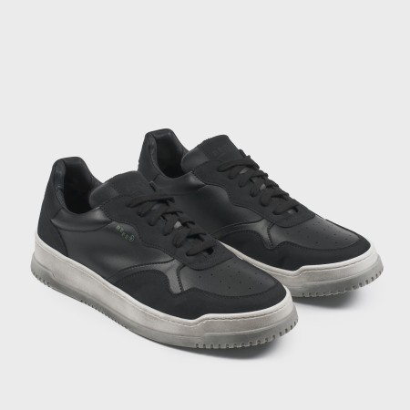 Wave Nero Sneakers Vegan Made in Italy | Risorse Future