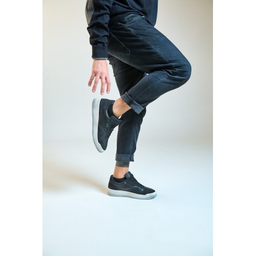 Wave Nero Sneakers Scarpe Vegan Made in Italy | Risorse Future