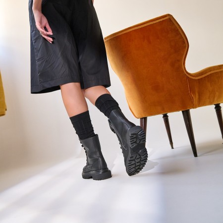 Zoe Anfibio Nero Vegan Made in Italy | Risorse Future