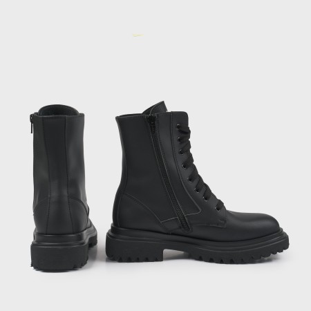 Zoe Stiefel Black Vegan Made in Italy | Risorse Future