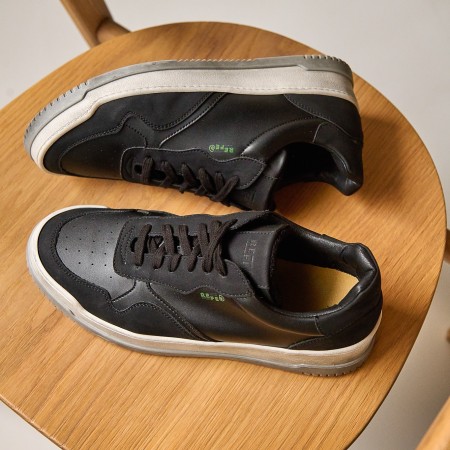 Wave Nero Sneakers Vegan Made in Italy | Risorse Future