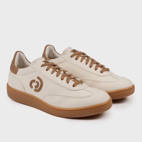 Zenit Weiss Camel Sneakers Vegan Made in Italy | Risorse Future