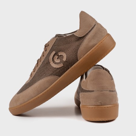Zenit Hemp Hazelnut Sneakers Vegan Made in Italy | Risorse Future
