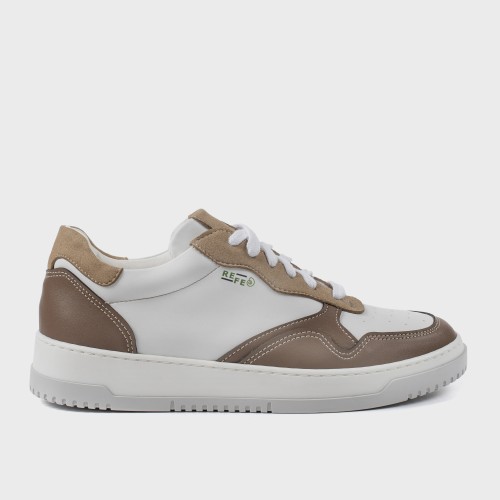 Wave Taupe/Nocciola Sneakers Scarpe Vegan Made in Italy | Risorse Future