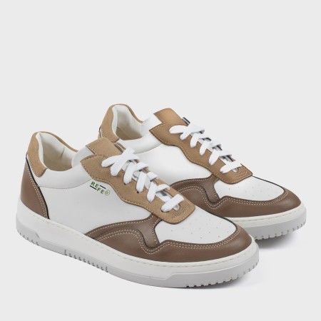 Wave Taupe/Nocciola Sneakers Scarpe Vegan Made in Italy | Risorse Future