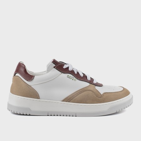 Wave Bordeaux/Nocciola Sneakers Scarpe Vegan Made in Italy | Risorse Future