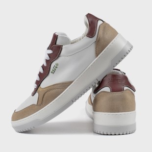 Wave Bordeaux/Nocciola Sneakers Scarpe Vegan Made in Italy | Risorse Future 2