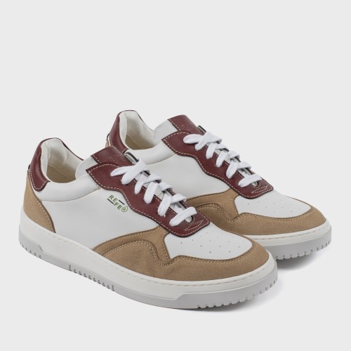 Wave Bordeaux/Nocciola Sneakers Scarpe Vegan Made in Italy | Risorse Future