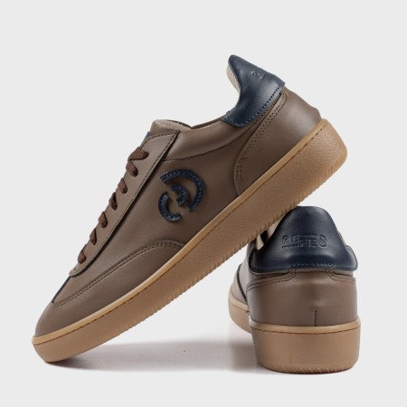 Zenit Taupe Sneakers Scarpe Vegan Made in Italy | Risorse Future