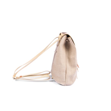 Hanf-Rucksack Beige